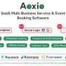 Aoxio - SaaS Multi-Business Service & Event Booking Software